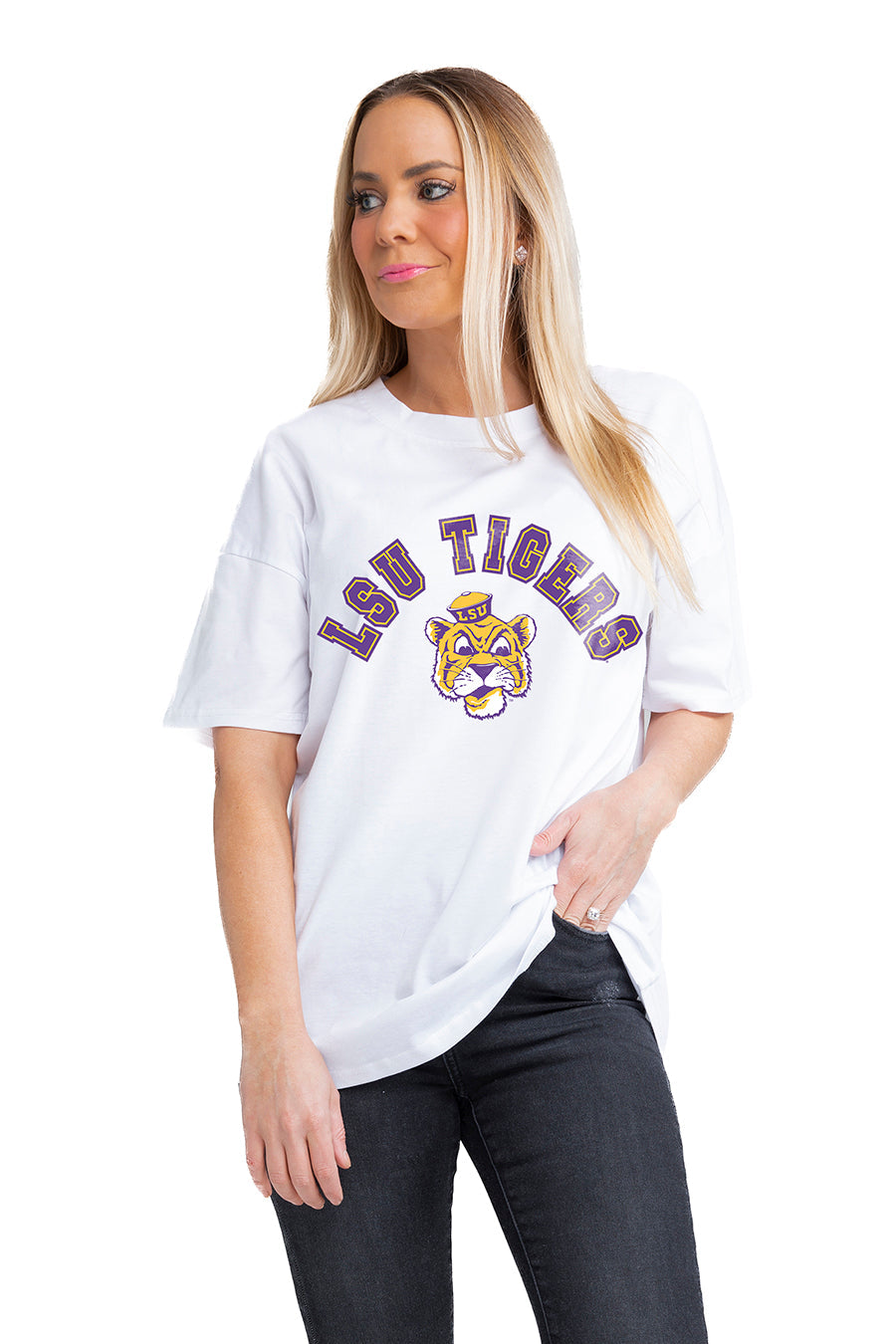 LSU, LSU Gameday Couture Oversized Fashion Jersey