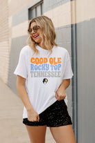 TENNESSEE VOLUNTEERS STAY WAVY OVERSIZED BOYFRIEND TEE