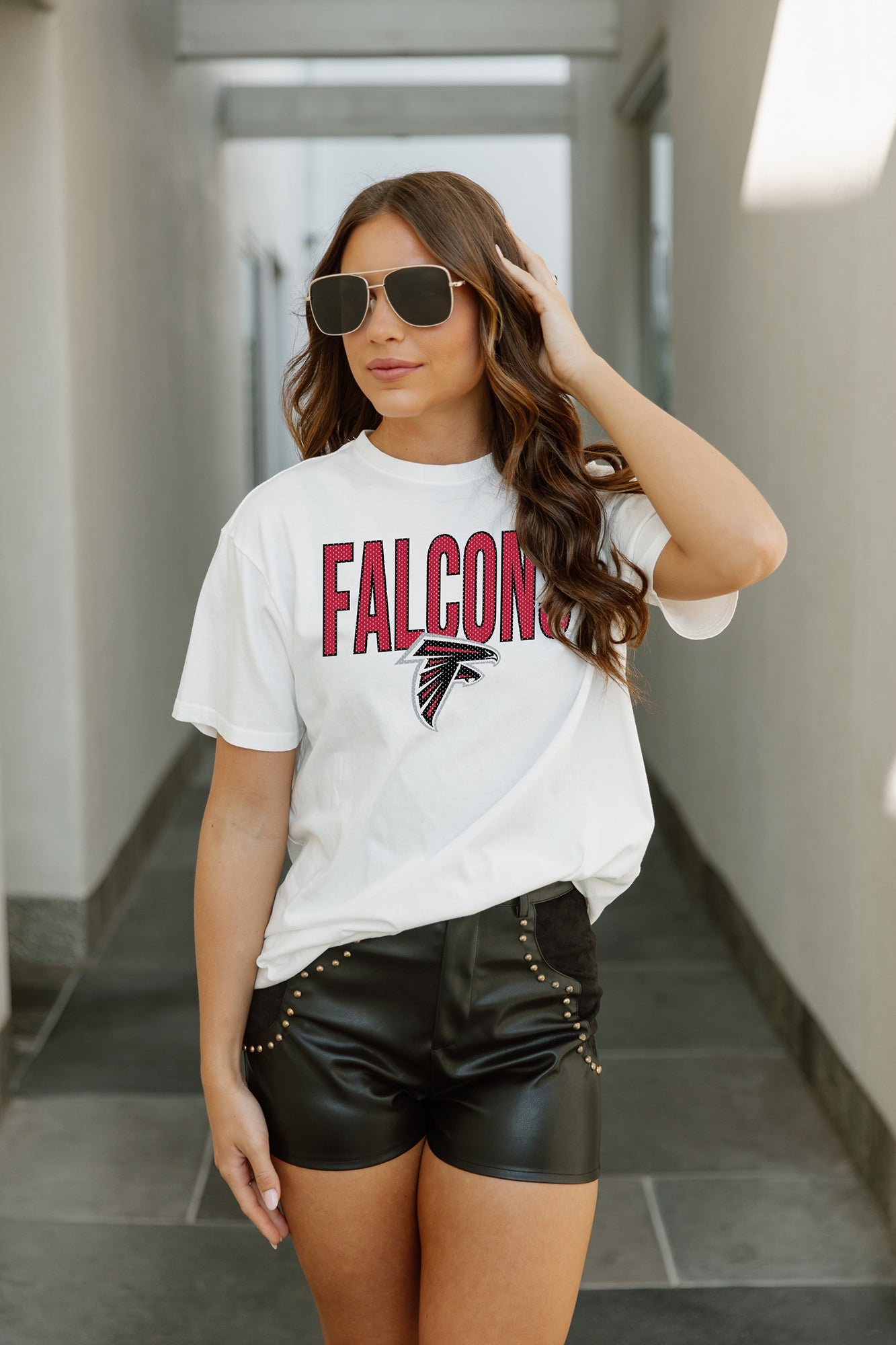 ATLANTA FALCONS KEEP IT UP THE EASY TEE