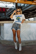 LOS ANGELES RAMS VICTORIOUS VIXEN SHORT SLEEVE FLOWY TEE