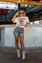 SAN FRANCISCO 49ERS VICTORIOUS VIXEN SHORT SLEEVE FLOWY TEE