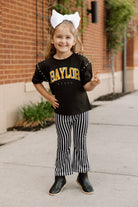 BAYLOR BEARS AFTER PARTY KIDS STUDDED SHORT SLEEVE MODERATELY CROPPED TEE