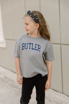 BUTLER BULLDOGS AFTER PARTY KIDS STUDDED SHORT SLEEVE MODERATELY CROPPED TEE