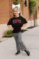 IUPUI JAGUARS AFTER PARTY KIDS STUDDED SHORT SLEEVE MODERATELY CROPPED TEE