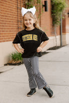 SOUTHERN MISS GOLDEN EAGLES AFTER PARTY KIDS STUDDED SHORT SLEEVE MODERATELY CROPPED TEE