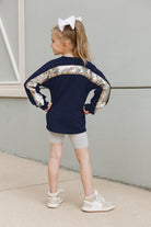 BYU COUGARS GUESS WHO'S BACK KIDS SEQUIN YOKE PULLOVER