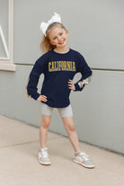 CALIFORNIA GOLDEN BEARS GUESS WHO'S BACK KIDS SEQUIN YOKE PULLOVER