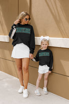 COASTAL CAROLINA CHANTICLEERS GUESS WHO'S BACK KIDS SEQUIN YOKE PULLOVER