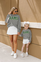 COLORADO STATE RAMS GUESS WHO'S BACK KIDS SEQUIN YOKE PULLOVER