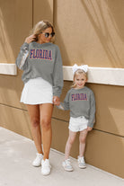 FLORIDA GATORS GUESS WHO'S BACK KIDS SEQUIN YOKE PULLOVER