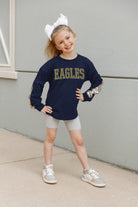 GEORGIA SOUTHERN EAGLES GUESS WHO'S BACK KIDS SEQUIN YOKE PULLOVER