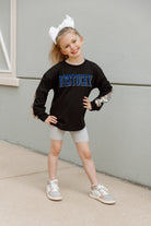 KENTUCKY WILDCATS GUESS WHO'S BACK KIDS SEQUIN YOKE PULLOVER