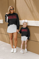 NEBRASKA CORNHUSKERS GUESS WHO'S BACK KIDS SEQUIN YOKE PULLOVER