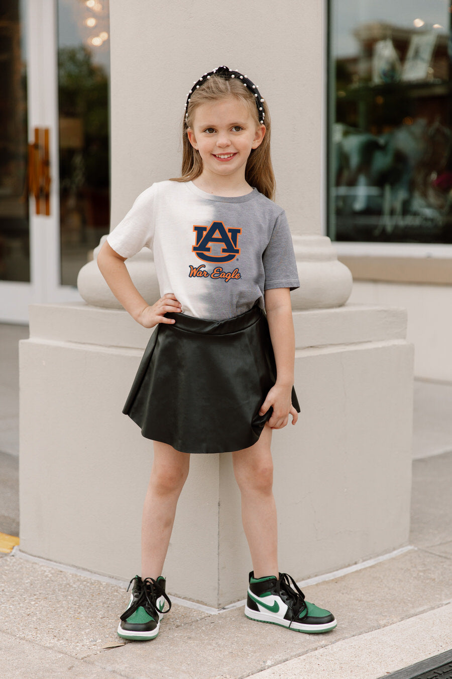 AUBURN TIGERS PACESETTER KIDS SPLIT-DYED SHORT SLEEVE TEE