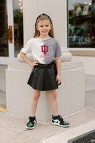 INDIANA HOOSIERS PACESETTER KIDS SPLIT-DYED SHORT SLEEVE TEE