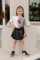 OKLAHOMA SOONERS PACESETTER KIDS SPLIT-DYED SHORT SLEEVE TEE