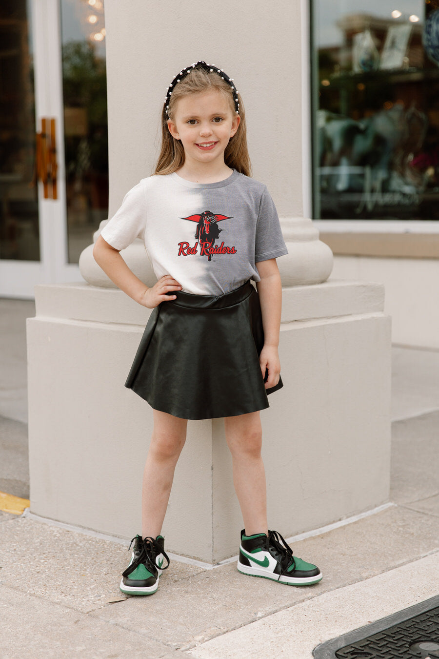 TEXAS TECH RED RAIDERS PACESETTER KIDS SPLIT-DYED SHORT SLEEVE TEE