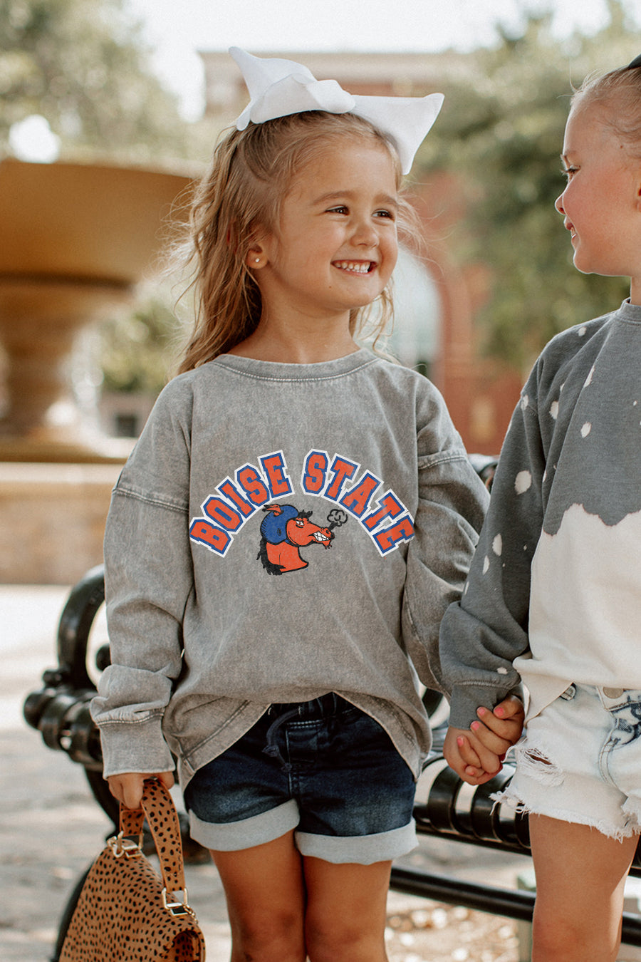 Women's Gameday Couture White Boise State Broncos Vintage Days