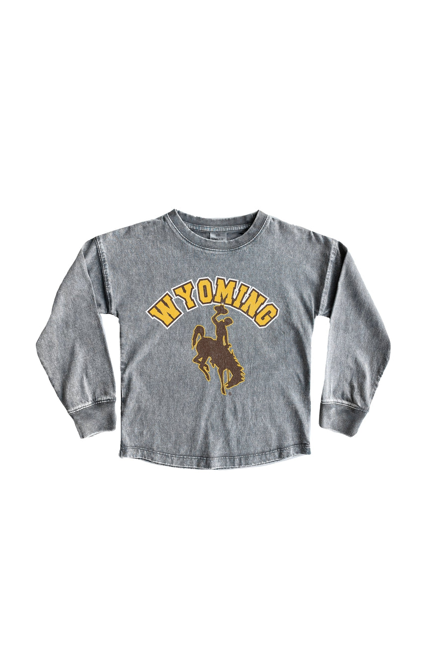 Men's Brown Wyoming Cowboys Long Sleeve Hoodie T-Shirt