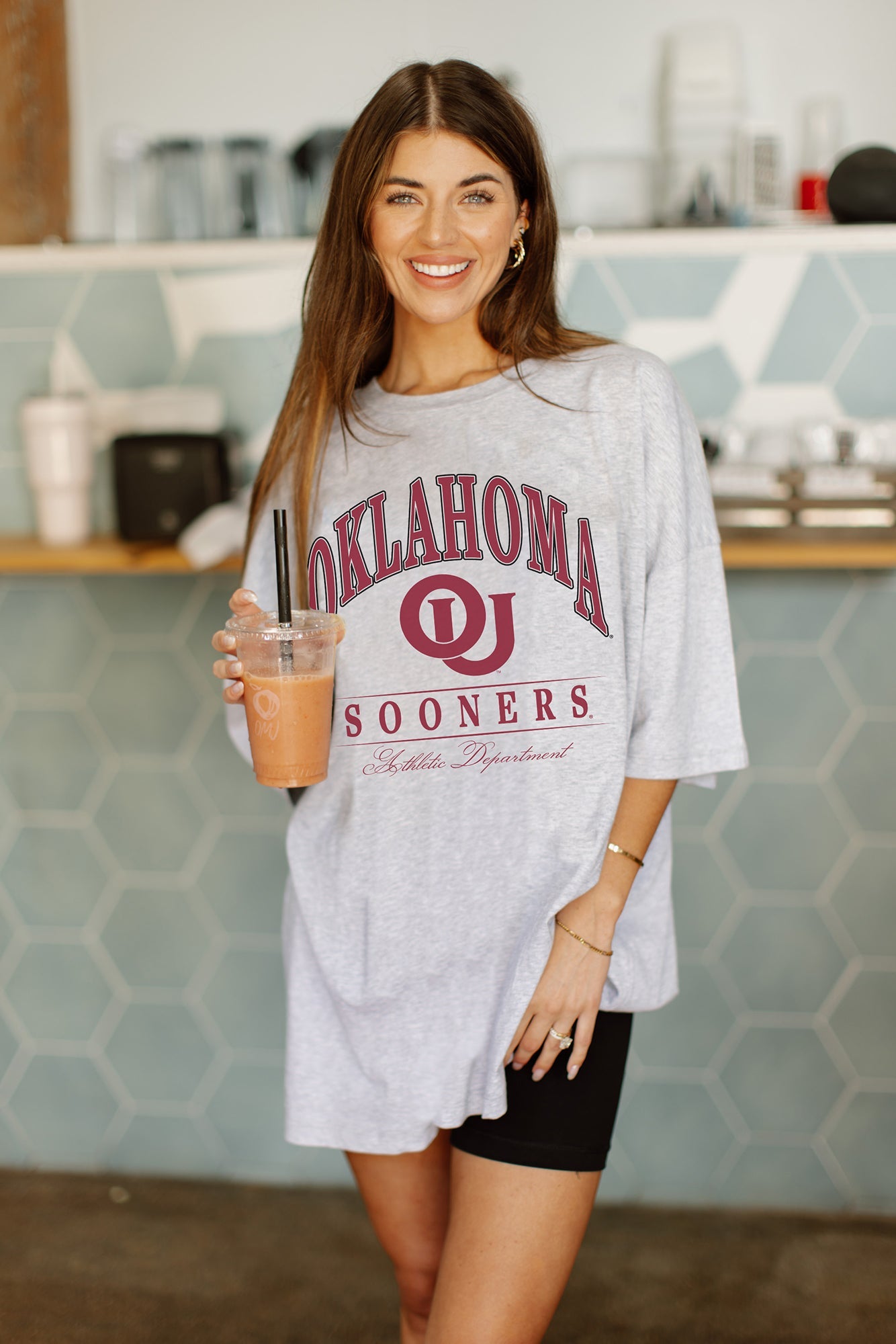 GC Oklahoma Sooners Rookie Move Iconic Oversized Fashion Jersey