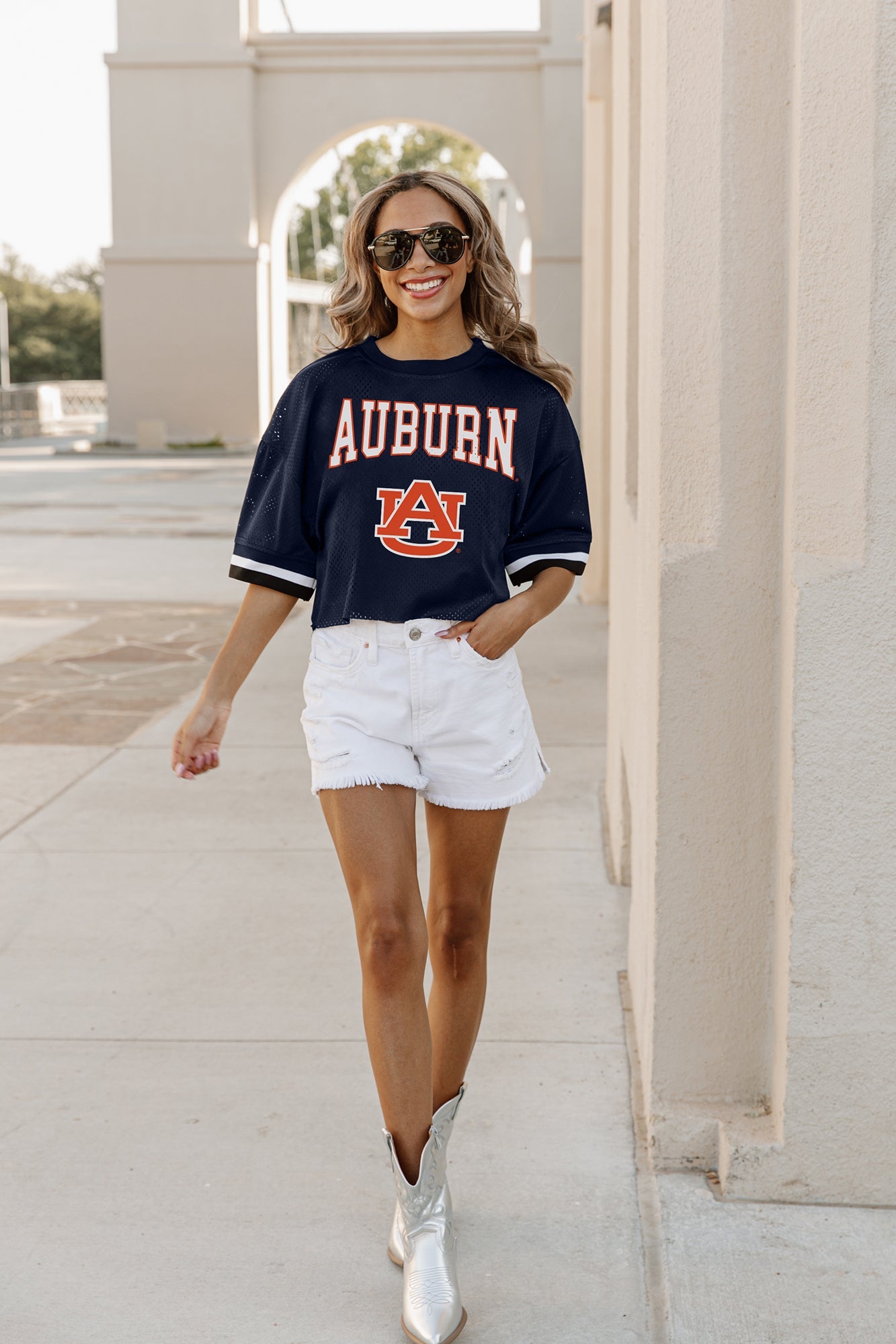 AUBURN TIGERS SCORE SQUAD MODERATE FIT FASHION JERSEY BY MADI PREWETT