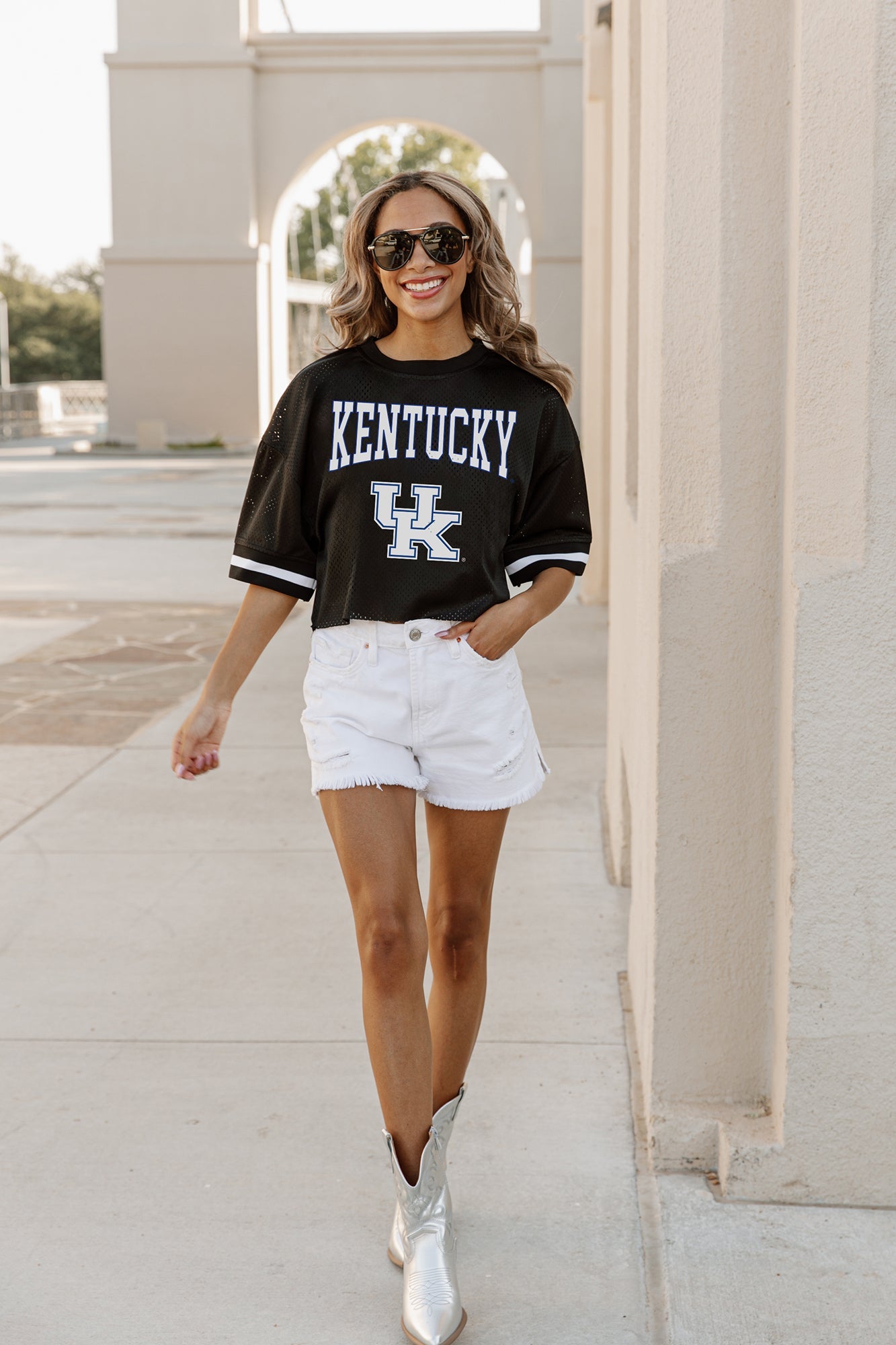 KENTUCKY WILDCATS SCORE SQUAD MODERATE FIT FASHION JERSEY BY MADI PREWETT