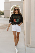 MIAMI HURRICANES SCORE SQUAD MODERATE FIT FASHION JERSEY BY MADI PREWETT