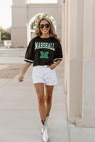 MARSHALL THUNDERING HERD SCORE SQUAD MODERATE FIT FASHION JERSEY BY MADI PREWETT