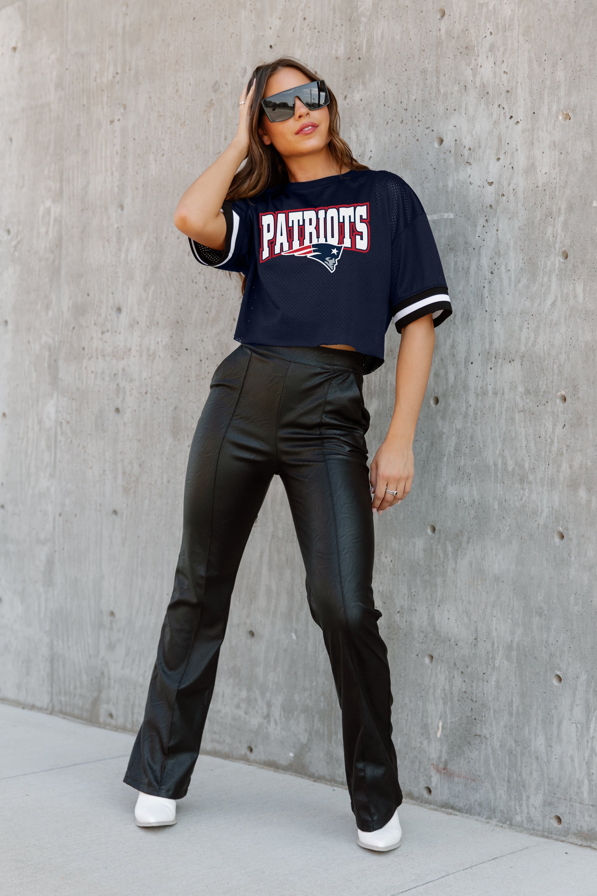 New England Patriots Sideline Arch Jersey Performance T-shirt - Shibtee  Clothing