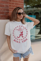 ALABAMA CRIMSON TIDE ON POINT OVERSIZED CREWNECK TEE