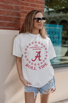 ALABAMA CRIMSON TIDE ON POINT OVERSIZED CREWNECK TEE