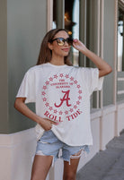 ALABAMA CRIMSON TIDE ON POINT OVERSIZED CREWNECK TEE