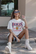 ARIZONA WILDCATS COURT DATE OVERSIZED CREWNECK TEE