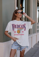 ARIZONA WILDCATS COURT DATE OVERSIZED CREWNECK TEE