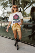 ARIZONA WILDCATS BE A CHAMPION OVERSIZED CREWNECK TEE BY MADI PREWETT