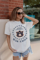 AUBURN TIGERS ON POINT OVERSIZED CREWNECK TEE