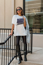 BALTIMORE RAVENS COMING IN HOT OVERSIZED CREWNECK TEE