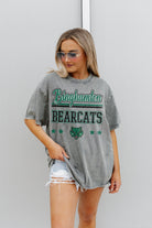 BINGHAMTON BEARCATS HERE TO PLAY OVERSIZED CREWNECK TEE