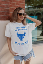 BUFFALO BULLS ON POINT OVERSIZED CREWNECK TEE