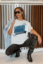 CAROLINA PANTHERS COMING IN HOT OVERSIZED CREWNECK TEE