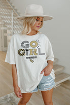 CENTRAL FLORIDA KNIGHTS GO GIRL OVERSIZED CREWNECK TEE