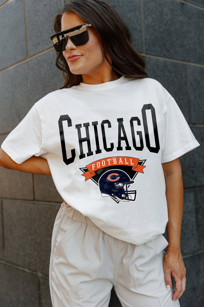 CHICAGO BEARS ENFORCER RELAXED FIT SHORT SLEEVE CREWNECK TEE