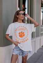 CLEMSON TIGERS ON POINT OVERSIZED CREWNECK TEE