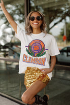 CLEMSON TIGERS BE A CHAMPION OVERSIZED CREWNECK TEE BY MADI PREWETT