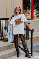 CLEVELAND BROWNS GOOD CALL OVERSIZED CREWNECK TEE