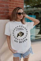 COLORADO BUFFALOES ON POINT OVERSIZED CREWNECK TEE