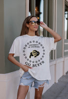 COLORADO BUFFALOES ON POINT OVERSIZED CREWNECK TEE