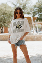 COLORADO BUFFALOES UP YOUR GAME OVERSIZED CREWNECK TEE BY MADI PREWETT