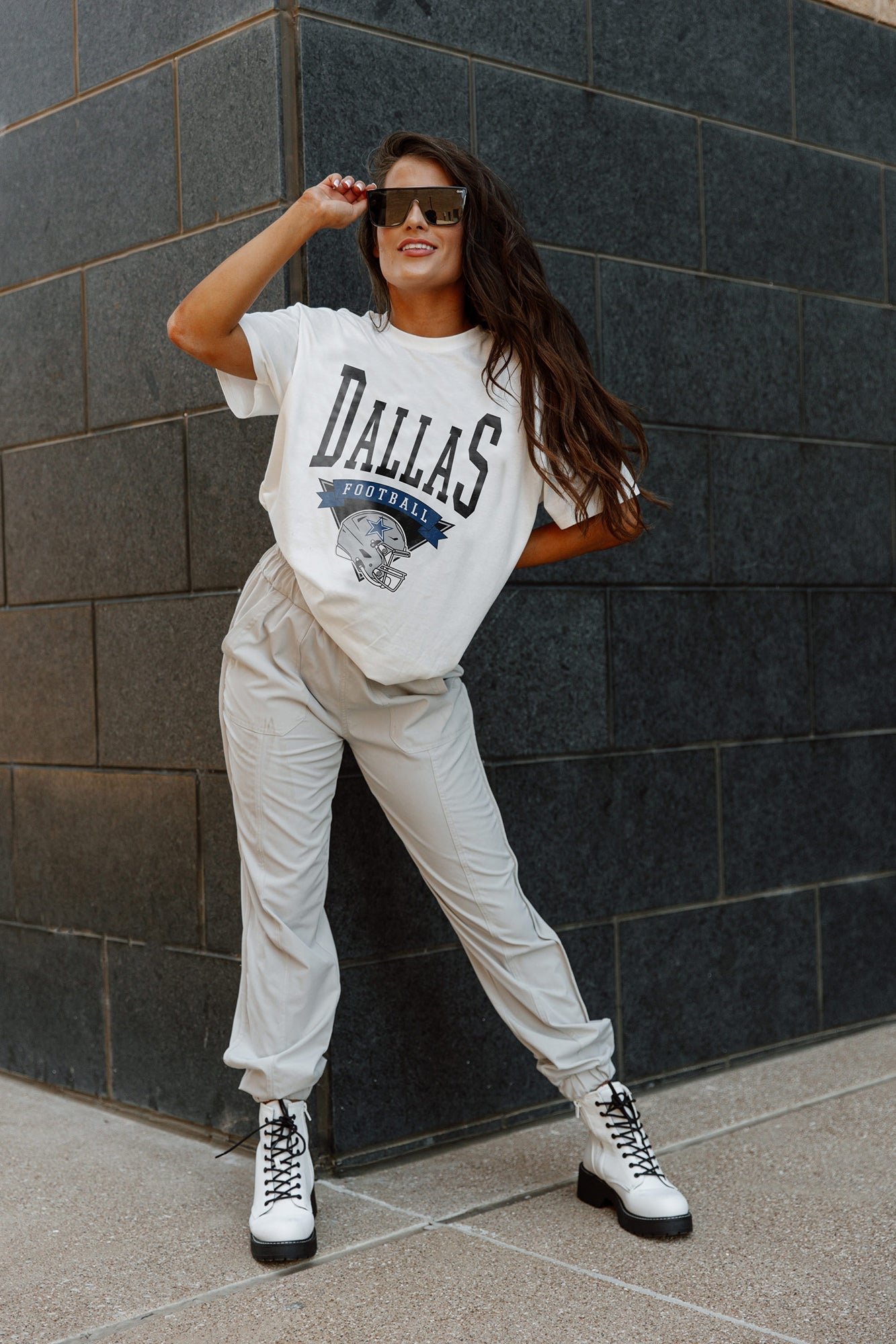 Dallas Cowboys Gameday Couture Women's Enforcer Relaxed T