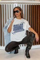 DALLAS COWBOYS COMING IN HOT OVERSIZED CREWNECK TEE